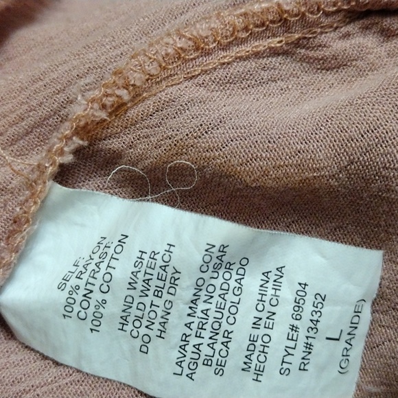 Ambiance sleeveless top L - Picture 6 of 6